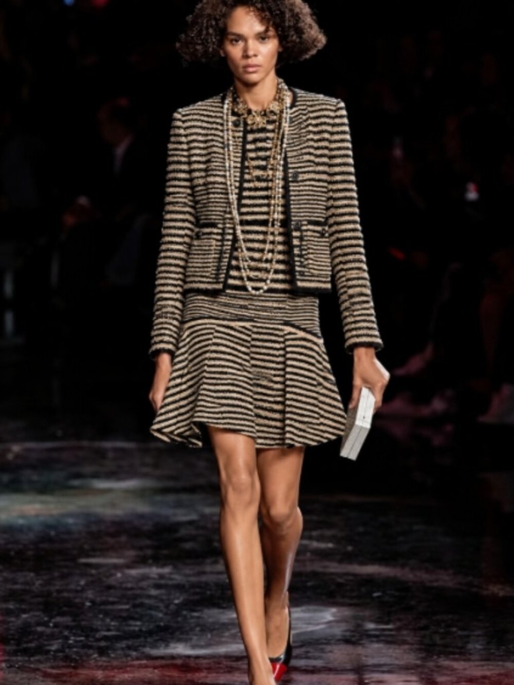 Chanel Resort 2015 Cotton/Silk Flared Mini Skirt Size: M | US8 (Orig. $2600)
